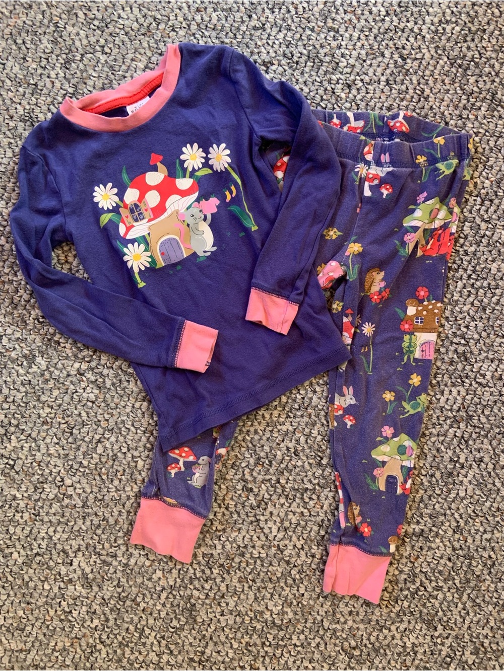 Mini Boden Forest Mushroom Pyjamas